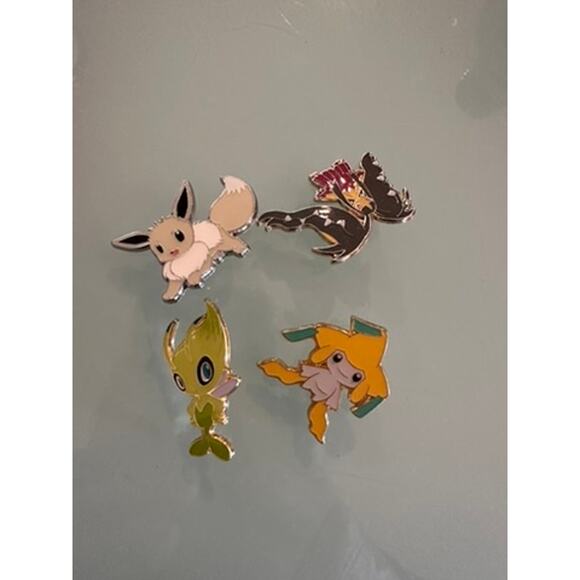 SteamedBunIta display Backpack 4 Pokémon Collector Pins 2side Custom DIY Insert - Picture 12 of 16